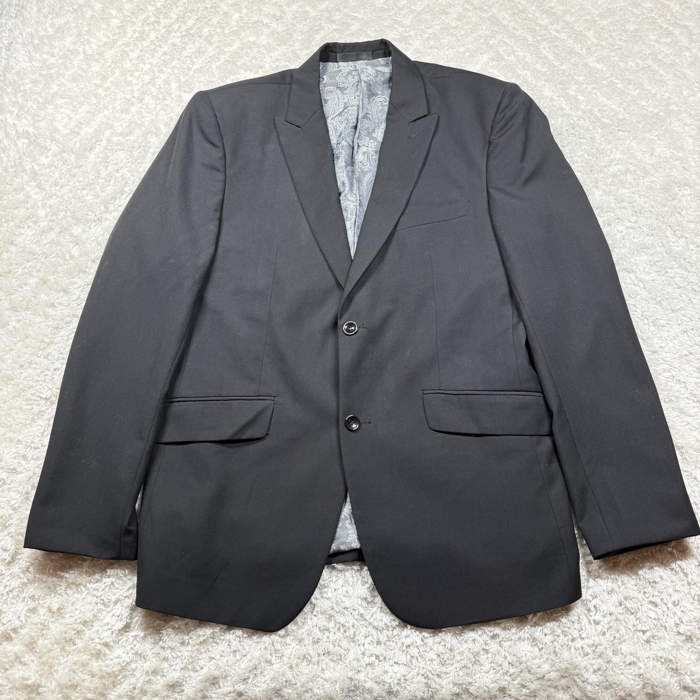 Cielo Blazer Suit Jacket Mens 44R Black Office Formal Classic Coat Work Date